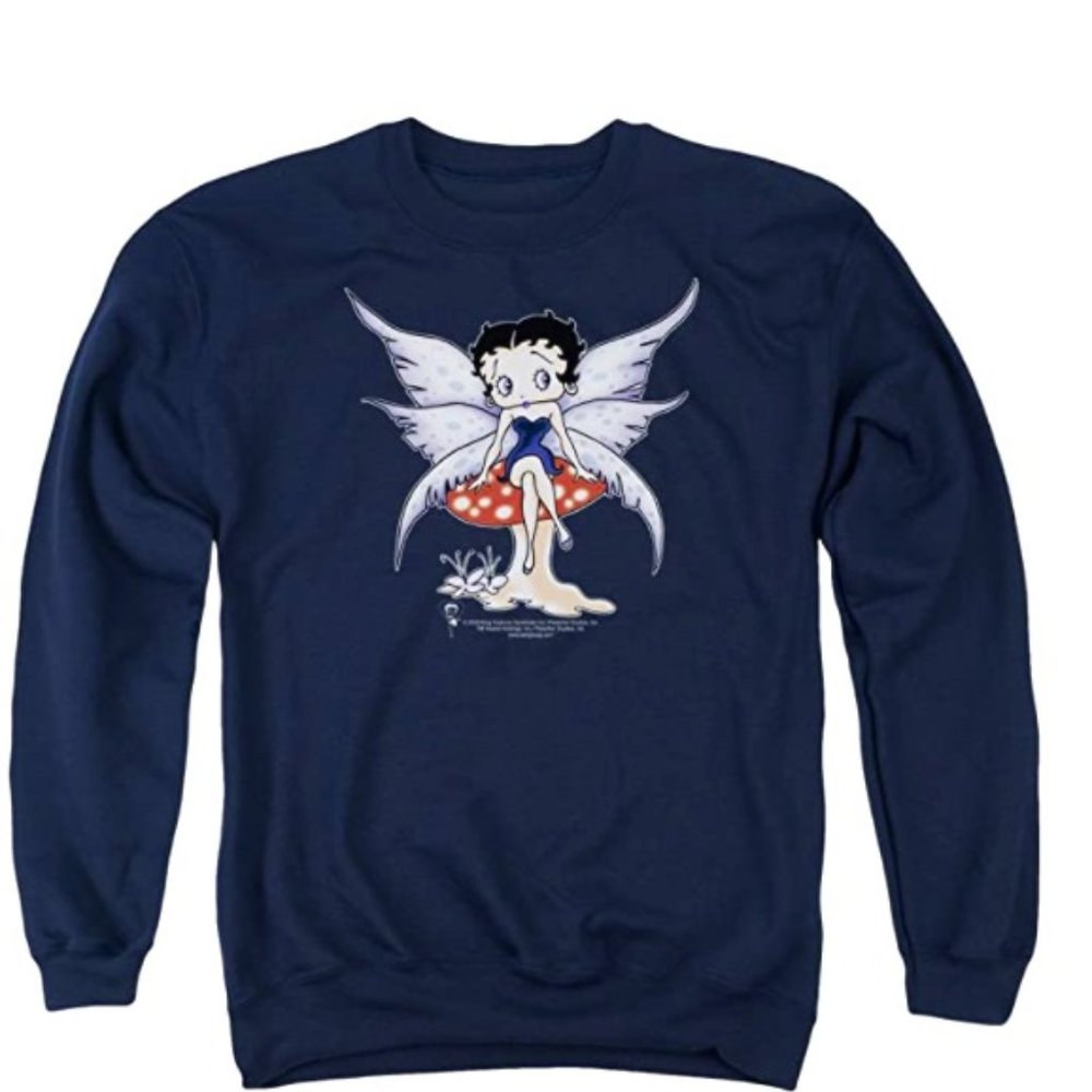 BettyBoop Fairy-Mushroom Crewneck